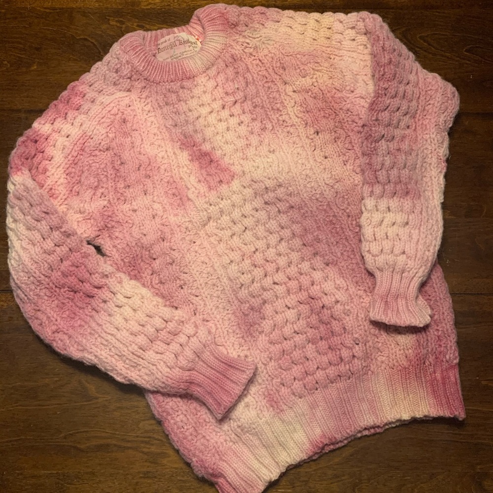 Pink Tie Dye Sweater